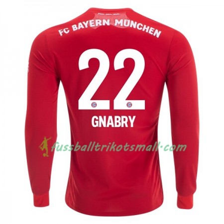 Fußballtrikots FC Bayern München Serge Gnabry 22 2019-2020 Langarm Heimtrikotsatz kaufen